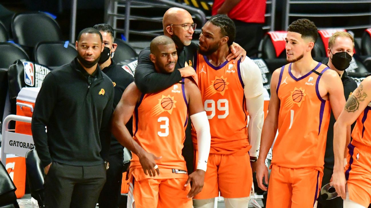 Singkirkan LA Cllipers, Phoenix Suns ke Final NBA 2021