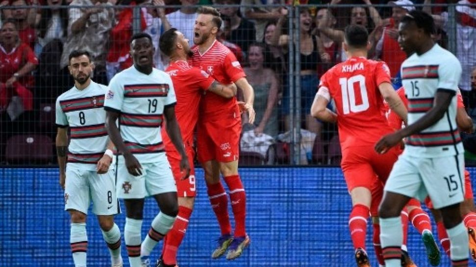 Mengejutkan, Swiss Tekuk Portugal di Matchday 4 UEFA Nations League